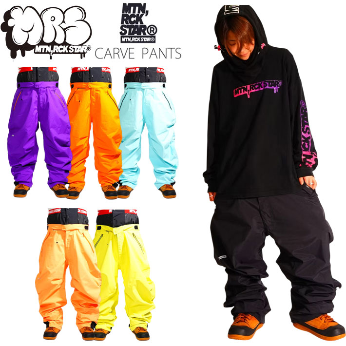 [予約商品] 26-27 マウンテンロックスター ウェア Mtn. Rock Star [CARVE PANTS] カーブ パンツ MOUNTAIN ROCK STAR マンロク ウエア パンツ ユニセックス スノーボード 日本正規品