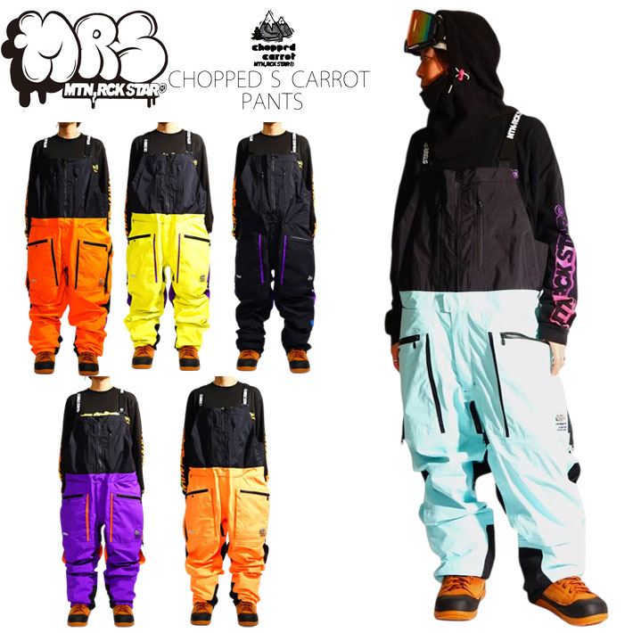 [予約商品] 26-27 マウンテンロックスター ウェア Mtn. Rock Star [CHOPPED CARROT S PANTS] チョップド キャロット エス パンツ つなぎ MOUNTAIN ROCK STAR マンロク ウエア パンツ ユニセックス スノーボード  日本正規品