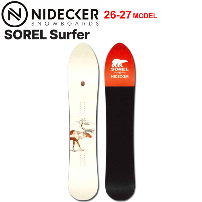 [予約商品] 26-27 NIDECKER ナイデッカー スノーボード SOREL Surfer ソレル サーファー SNOWBOARDS スノーボード 2026 2027 日本正規品