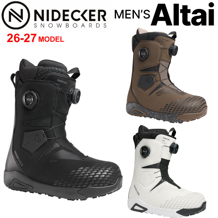 [予約商品] 26-27 NIDECKER ナイデッカー ブーツ Altai アルタイ メンズ BOOTS スノーボード スノボ 2026 2027 日本正規品