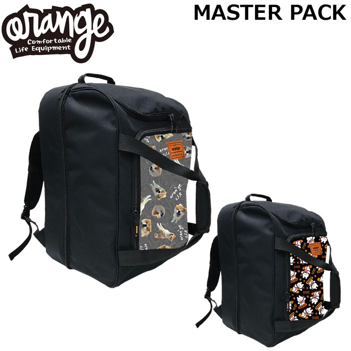 [予約商品] 26-27 ORAN’GE オレンジ MASTER PACK 秋田犬 きっこうちゃん マスターパック 大容量 リュック ブーツ ウエア ヘルメット バッグ ブーツケース スポーツ アウトドア 旅行 スノーボード 040155