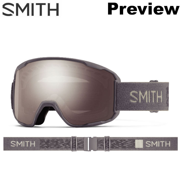 [予約商品] 26-27 SMITH ゴーグル スミス Preview プレビュー Cirrus Grey アジアンフィット スノーボード 2026 2027 日本正規品 [010276554]