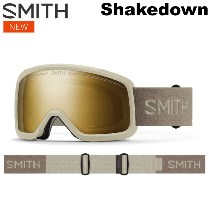 NEW 26-27 SMITH ゴーグル スミス Shakedown シェイクダウン Chalk アジアンフィット スノーボード 2026 2027 日本正規品 [010276562]