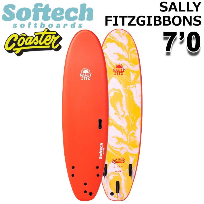 [即出荷] 2026 SOFTECH ソフトボード ソフテック SALLY FITZ COASTER 7'0 サリー・フィッツギボンズ コースター FCS2 ファンボード ミッドレングス サーフボード 日本正規販売店 [営業所留め送料無料]
