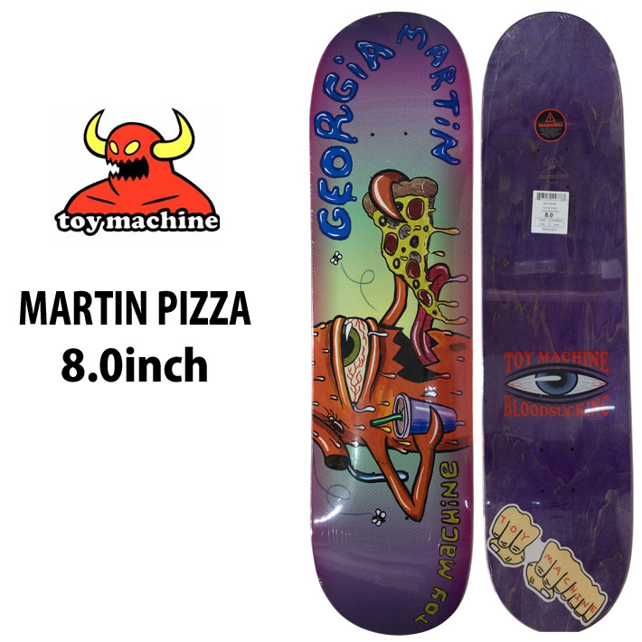 トイマシーン デッキ スケートボード MARTIN PIZZA [TM10] 8.0inch コルダーノ・ラッセルモデル D1295