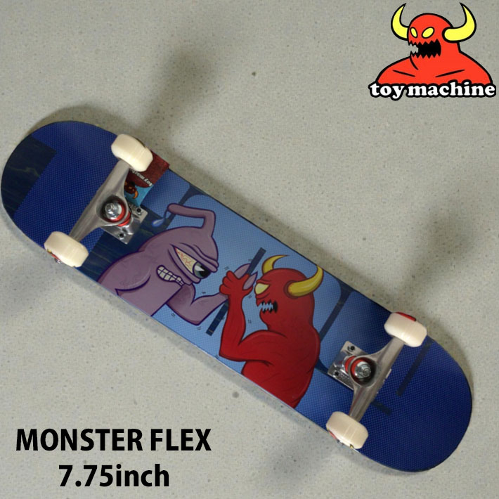 トイマシーン スケートボード コンプリート TOY MACHINE MONSTER FLEX 7.75inch [TM201] スケボー 完成品 組み立て済み