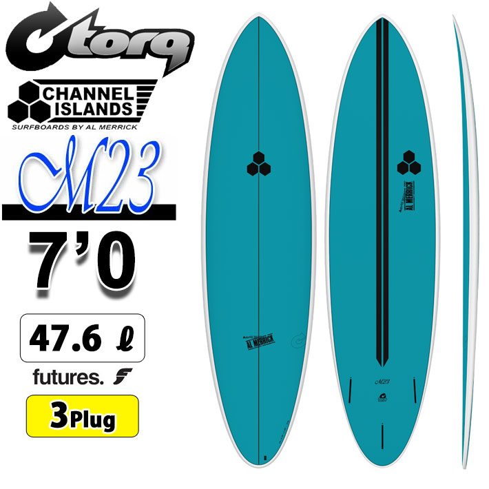 2026 torq surfboard トルク サーフボード X-LITE M23 7'0 [Marine Blue] エム23 ファンボード AL MERRICK アルメリック CHANNEL ISLANDS チャンネルアイランド エポキシボード ミッドレングス EPSボード