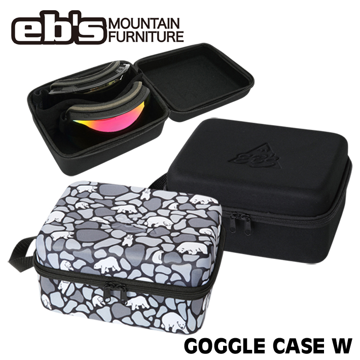 [予約商品] 26-27 eb's ゴーグルケース 4600363 GOGGLE CASE W ゴーグルケースW 2個収納 スノボ スキー エビス 2026 2027 ebs