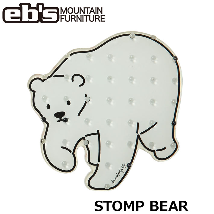 [予約商品] 26-27 eb's エビス スノーボード デッキパッド 4600505 STOMP BEAR 2026 2027 ebs