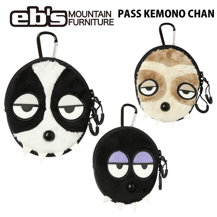 [予約商品] 26-27 eb's パスケース PASS KEMONO CHAN パスケモノチャン 4600600 リフト券ホルダー エビス 2026 2027 ebs