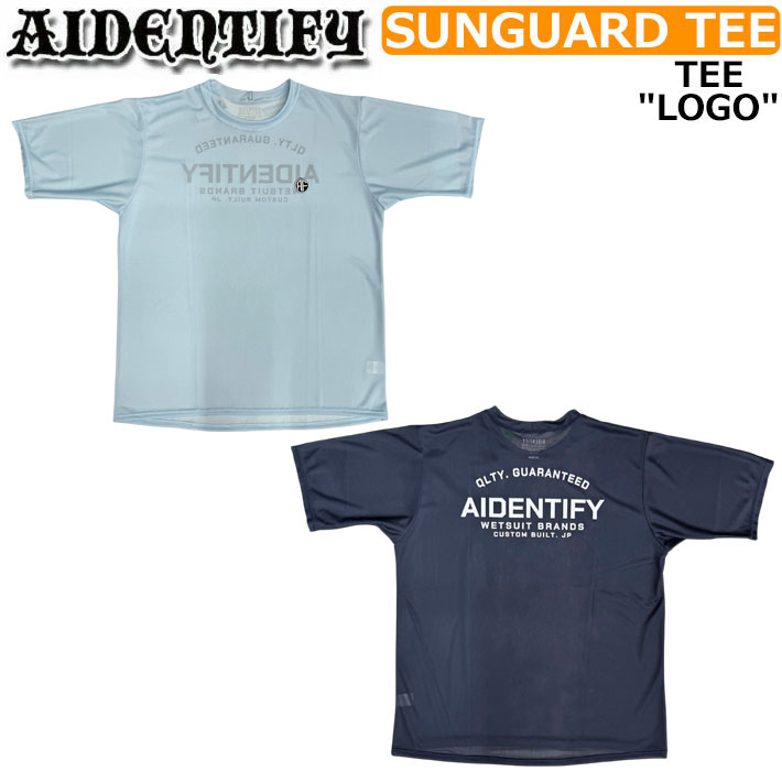 [現品限り] ラッシュガード AIDENTIFY アイデンティファイ SUNGUARD TEE サンガード TEE LOGO [4] 半袖 メッシュ ユニセックス メンズ レディース サーフィン 海水浴 プール フィッシング アウトドア [メール便発送商品]
