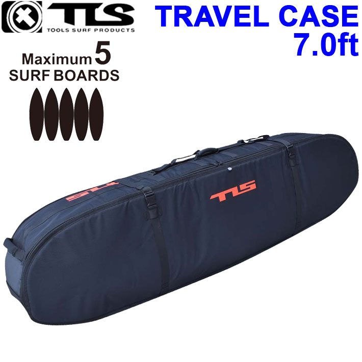 TOOLS ツールス 4/5 TRAVEL CASE トラベルケース サーフボードケース 7'0ft ファンボード 5本収納 ハードケース サーフィン