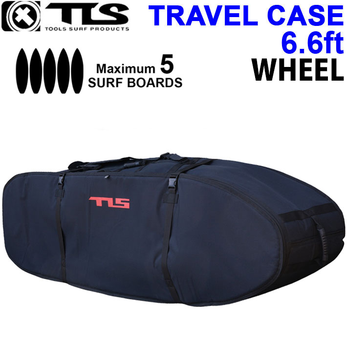 TOOLS ツールス 4/5 TRAVEL CASE WHEELトラベルケース サーフボードケース 6'6ft ファンボード 5本収納 ハードケース サーフィン