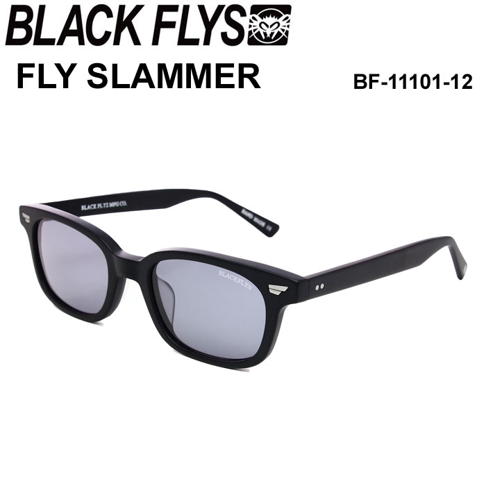[即日出荷] BLACK FLYS ブラックフライ サングラス [BF-11101-12] FLY SLAMMER フライ スラマー [MATT BLACK／LIGHT GREY] ジャパンフィット