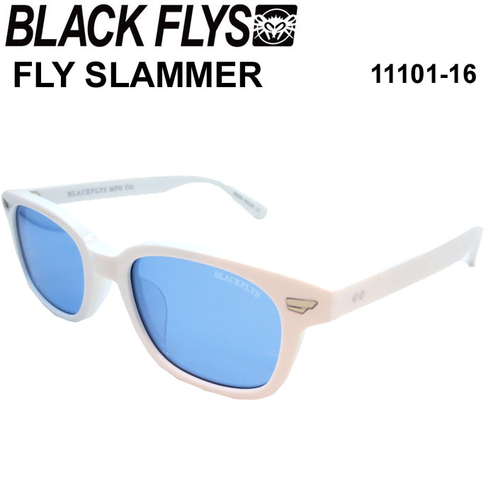 [即日出荷] BLACK FLYS ブラックフライ サングラス [BF-11101-16] FLY SLAMMER フライ スラマー [WHITE／BLUE] ジャパンフィット