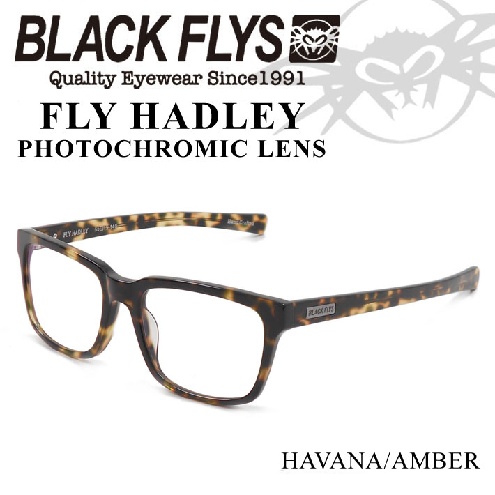 BLACK FLYS ブラックフライ サングラス FLY HADLEY フライ ハドレー 調光レンズ [HAVANA AMBER PHOTO] [BF-1307-02] ジャパンフィット