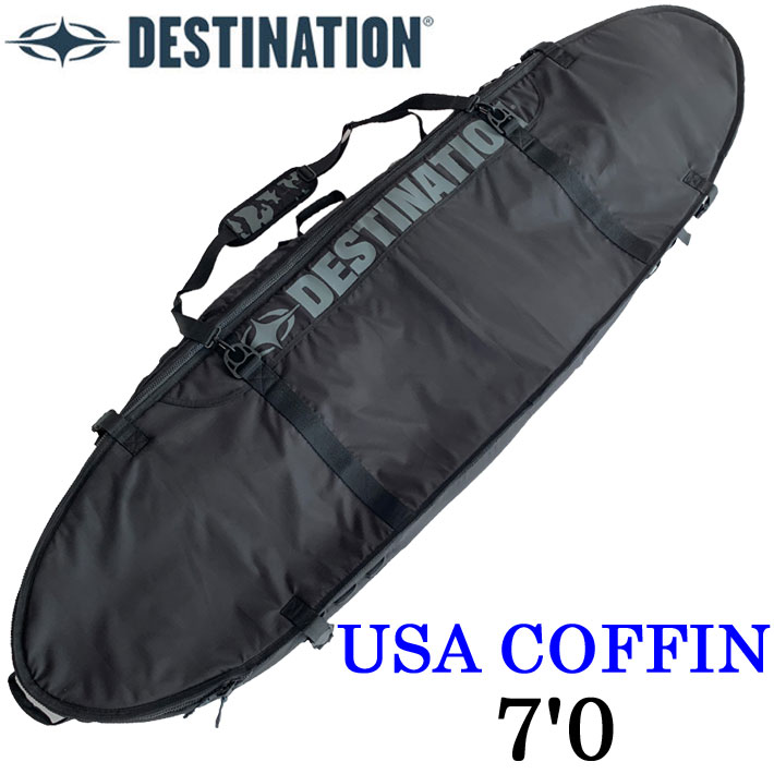 サーフボード ケース ハードケース DESTINATION ディスティネーション USA COFFIN 7'0 トラベルケース [サーフトリップ特集]