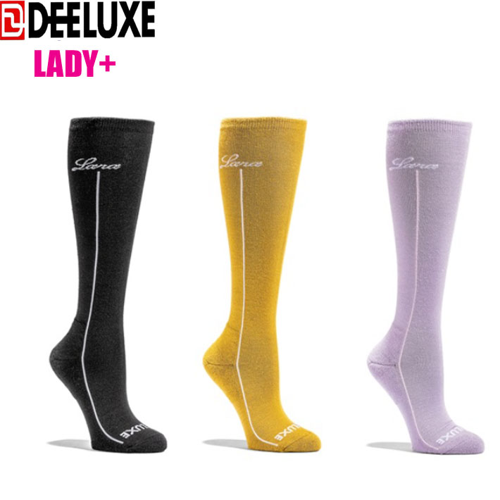 [即日出荷]  スノーボード用 レディース 靴下 DEELUXE THERMO SOCKS LADY + ディーラックス サーモソックス