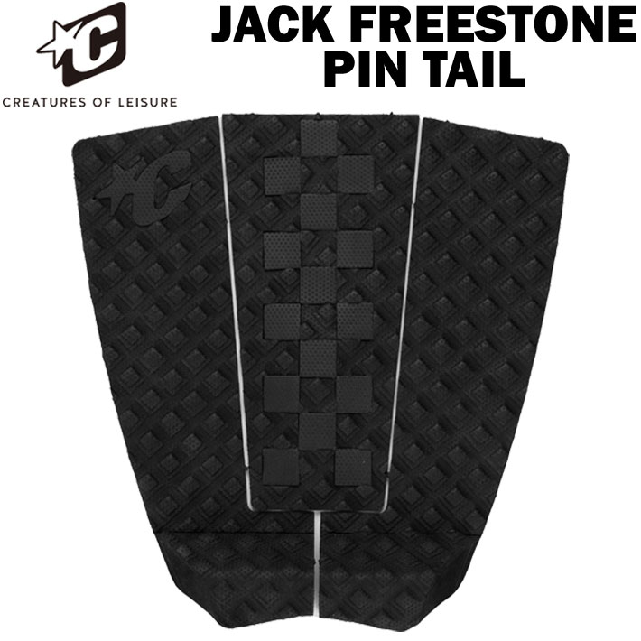 2025 クリエイチャー デッキパッド CREATURES JACK FREESTONE PIN TAIL ジャック フリーストーン 3ピース サーフィン デッキパッチ トラクション