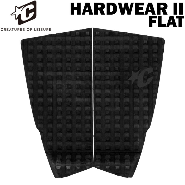 2025 クリエイチャー デッキパッド CREATURES HARDWEAR II FLAT ハードウェア 2 フラット 2ピース サーフィン デッキパッチ トラクション