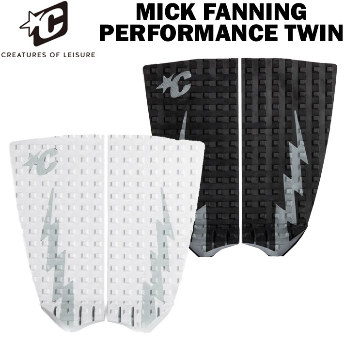 2025 クリエイチャー デッキパッド CREATURES MICK FANNING PERFORMANCE TWIN ミック ファニング 2ピース サーフィン デッキパッチ トラクション