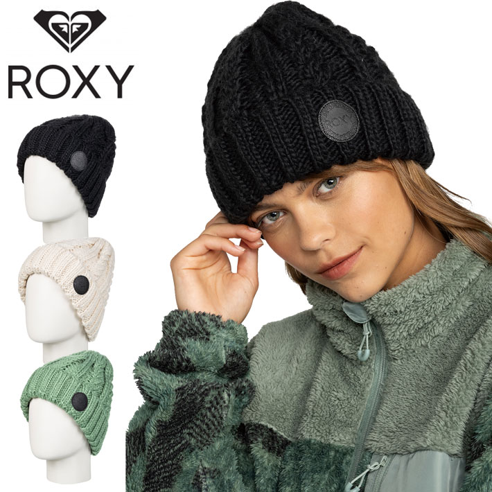 [在庫限り] 24-25 ニット帽 ロキシー ROXY ビーニー ERJHA04287 スノーボード レディース TRAM BEANIE 防寒 アウトドア スノボ スキー 日本正規品