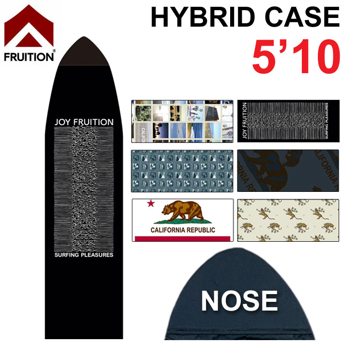 ショートボード用  サーフボードケース FRUITION HYBRID CASE ハイブリッド ケース マイクロファイバー サーフボードケース 5'10 フリューション ソフトケース サーフィン