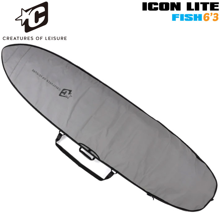 2024 CREATURES クリエイチャー ハードケース  ICON LITE BOARD COVERS RETRO/FISH [6’3] サーフボードケース レトロボード フィッシュボード サーフィン