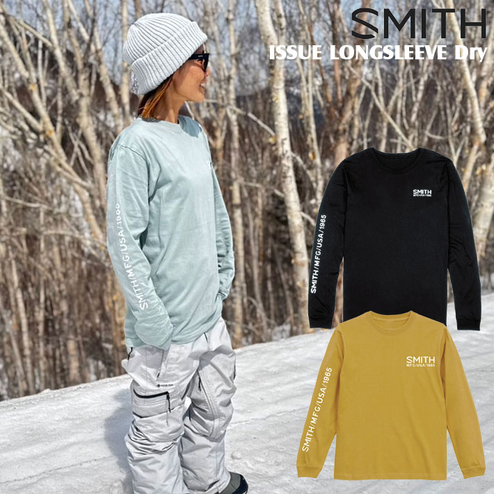 新色！SMITH スミス ISSUE LONG SLEEVE イシュー ロングスリーブ メンズ ロンT 長袖 アパレル [メール便発送商品]