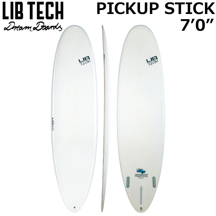 LIBTECH サーフボード リブテック PICK UP STICK 7’0 ピックアップ スティック サーフィン ファンボード ミッドレングス [営業所止め送料無料]