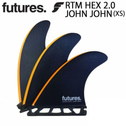 FUTURES FIN フューチャーフィン RTM HEX 2.0 JOHN JOHN [XS] ORANGE ジョンジョン フローレンス ショートボード トライフィン