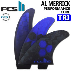 [店内ポイント20倍中!!] FCS2 FIN エフシーエス2 フィン ショートボード用フィン AM PC TRI アルメリック パフォ－マンスコア トライ [COBALT] [Mサイズ] 3FIN スラスター [メール便発送商品]