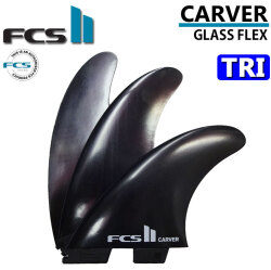 [店内ポイント20倍中!!] FCS2 FIN エフシーエス2 フィン フィン ショートボード用 CARVER カーバー Glass Flex グラスフレックス TRI FIN トライ 3フィン スラスター サーフボード サーフィン