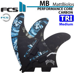 [店内ポイント20倍中!!] FCS2 FIN エフシーエス2フィン ショートボード用 Matt Biolos' MB Performance Core carbon TRI Mサイズ LOST ロスト MAYHEM メイヘム マットバイオロス トライ 3FIN スラスター フィン サーフボード