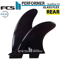 [店内ポイント20倍中!!] FCS2 FIN エフシーエス2 フィン パフォーマー PERFORMER GlassFlex  QUAD用 REAR クワッド クアッド リアフィン グラスフレックス [日本正規品]