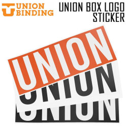 UNION ユニオン ステッカー UNION BOX LOGO ユニオン ボックス ロゴ 8inch プリントステッカー シール スノーボード スノボー アクセサリー