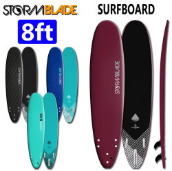 STORMBLADE ストームブレード ソフトボード 8ft SURFBOARD 8'0 2+1 FIN フィン付属 ミニロングボード ソフトサーフボード サーフィン [営業所留め送料無料]