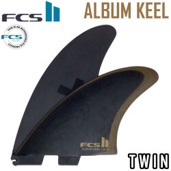 [店内ポイント20倍中!!] FCS2 FIN エフシーエス2 フィン ALBUM アルバム KEEL TWIN SET PG FIN  ツイン キール セット パフォーマンスグラス サーフボード フィッシュボード用