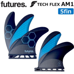 futures. TECH FLEX AM1 Medium フューチャーフィン [BLK BLUE] 5FIN アル・メリック ショートボード フィン 5フィン 5枚セット サーフィン サーフボード
