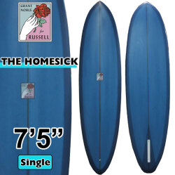 GRANT NOBLE グラントノーブル サーフボード THE HOMESICK 7'5 ホームシック ミッドレングス ファンボード RUSSELL  Surfboards シングルフィン サーフィン [営業所留め送料無料]