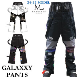 [在庫限り] 24-25 MARQLEEN GALAXXY PANTS MQ05500 マークリーン スノーボードウェア ギャラクシー パンツ ユニセックス [005／995]