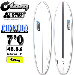 2025 torq surfboard トルク サーフボード X-LITE CHANCHO 7'0 [White Pinline] チャンチョ ファンボード AL MERRICK アルメリック CHANNEL ISLANDS チャンネルアイランド エポキシボード ミッドレングス EPSボード[入荷済み] 