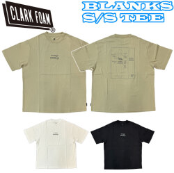 2024 CLARK FOAM クラークフォーム Tシャツ 半袖 BLANKS S/S TEE コットン サーフィン マリンスポーツ アウトドア ユニセックス メンズ レディース 日本正規品