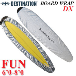 サーフボード用 デッキカバー BOARD WRAP DX ボードラップ デラックス ファン用 DESTINATION デスティネーション 6’0～8’0  サーフィン サーフボード ケース ディスティネーション サーフィングッズ