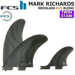 [店内ポイント20倍中!!]  FCS2 FIN フィン MR MARK RICHARDS TWIN +1 NG [Smoke Swirl] エフシーエス2 マークリチャーズ エコネオグラス ECO NEO GLASS ツイン STABILISER スタビライザー 2+1 3枚セット 3フィン サーフィン サーフボード [日本正規品]