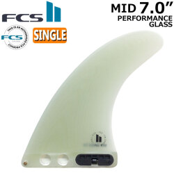 [店内ポイント20倍中!!] FCS2 FIN フィン ロングボード MID SINGLE PG LONGBOARD FIN 7.0 [Clear] エフシーエス2 ミッド シングル パフォ－マンスグラス シングルフィン センターフィン サーフィン サーフボード [日本正規品]