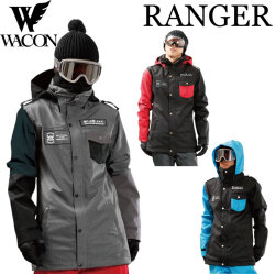 25-26 WACON ウェア ジャケット ワコン スノーボード ウェア メンズ RANGER JACKET レンジャー ジャケット 2025 2026 日本正規品