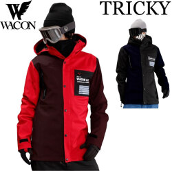 25-26 WACON ウェア ジャケット ワコン スノーボード ウェア メンズ TRICKY JACKET トリッキー ジャケット 2025 2026 日本正規品