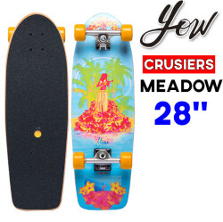 YOW サーフスケート サーフクルーザー ヤウ MEADOW BLUE 28インチ メドウ [10] SURFCRUSIERS コンプリート クルーザー スケートボード 街乗り 移動 CRUISERS LEGASEE CITY CRUSIERS 日本国内正規品