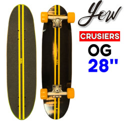 【特典付き！】YOW サーフスケート サーフクルーザー ヤウ OG 28インチ オージー [34] SURFCRUSIERS コンプリート クルーザー スケートボード 街乗り 移動 CRUISERS LEGASEE CLASSIC 日本国内正規品